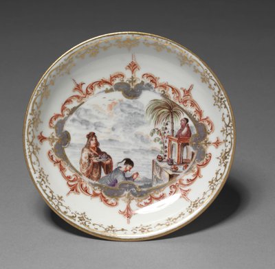Spodek, fabryka porcelany w Miśni, Niemcy, ok. 1723 r. autorstwa German School