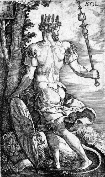 Sol, druk Georg Pencz, 1529 autorstwa German School