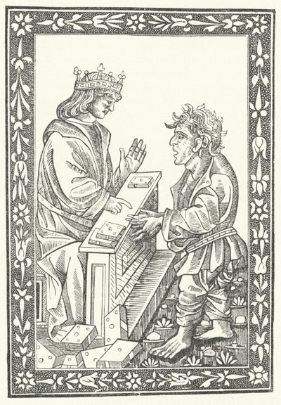 Salomon i Marcolf (grafika) autorstwa German School
