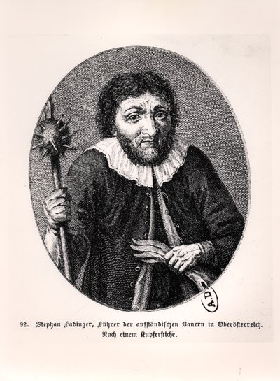 Stephan Fadinger (zm. 1626), przywódca austriackiego powstania chłopskiego (1625-1626) autorstwa German School