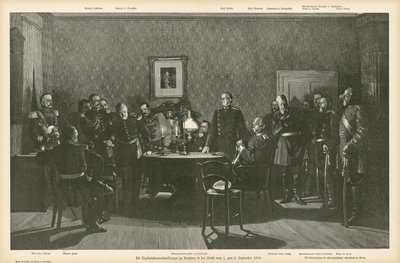Negocjacje kapitulacji w Donchery we Francji, 1-2 września 1870 r autorstwa German School