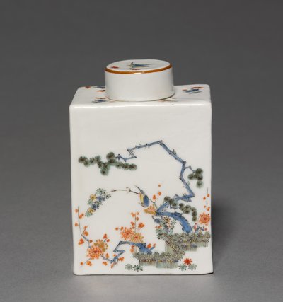 Herbata Caddy, producent Fabryka Porcelany w Miśni, Niemcy, ok. 1735 autorstwa German School