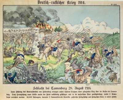 Bitwa pod Tannenbergiem, 24 sierpnia 1914 autorstwa German School