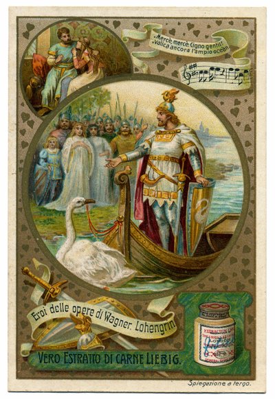 Os personagens de Lohengrin polonês autorstwa German School