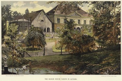 Dwór Varzin jesienią autorstwa German School