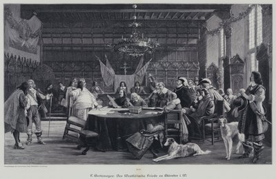 Pokój westfalski kończący wojnę trzydziestoletnią, Munster, Niemcy autorstwa German School