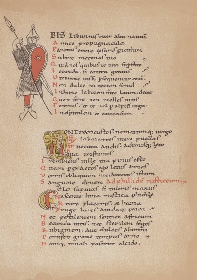 Poezja Horacego w XII-wiecznym francuskim rękopisie autorstwa German School