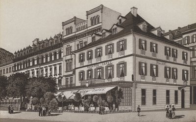 Teatr Cafe, Goldner Schild (lito) autorstwa German School