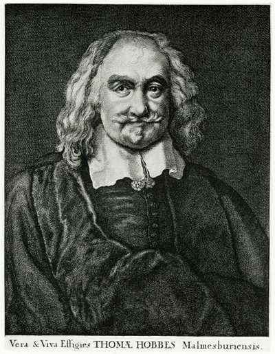 Thomas hobbes autorstwa German School