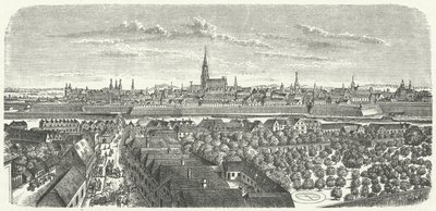 Wiedeń w połowie XVII wieku (rycina) autorstwa German School
