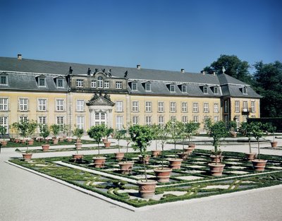 Widok oranżerii Herrenhausen, założonej 1720-23 autorstwa German School