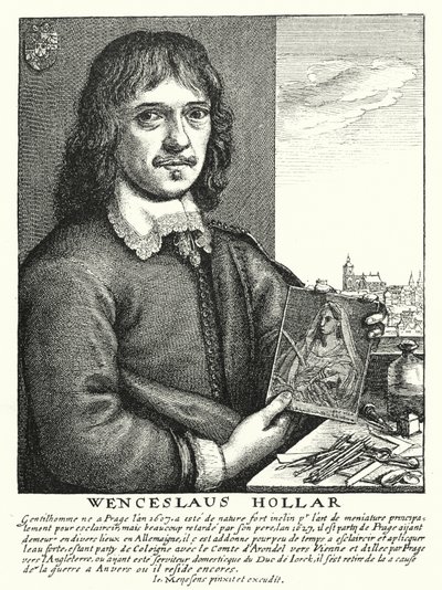 Wenceslaus Hollar, czeski rysownik, rytownik i ilustrator (grafika) autorstwa German School