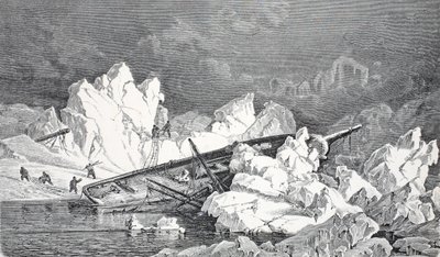 Wrak Hanzy, wyd. Londyn 1874 autorstwa German School