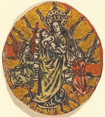 Madonna z Dzieciątkiem autorstwa German or Netherlandish 15th Century