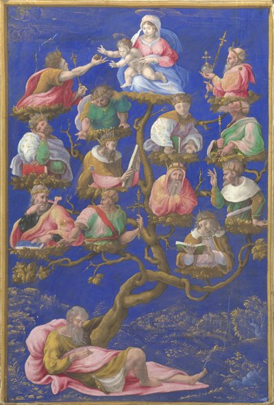 Drzewo Jessego, ok.1535 autorstwa Gerolamo Genga