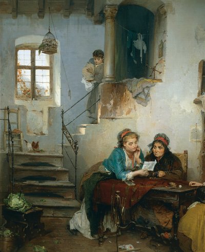 List z obozu autorstwa Gerolamo Induno