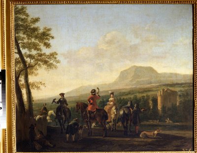 „Sokoła” (Sokoła) Obraz Gerrita Adriaensza Berckheyde (1638-1698) Muzeum Puszkina z XVII wieku Moskwa autorstwa Gerrit Adriaensz Berckheyde
