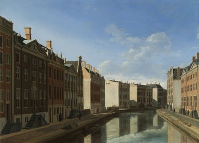 „Złoty Zakręt” w Herengracht, Amsterdam od wschodu autorstwa Gerrit Adriaensz Berckheyde