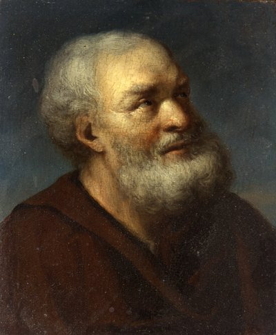 Święty, ok. 1650-1700 (olej na desce) autorstwa Gerrit Dou