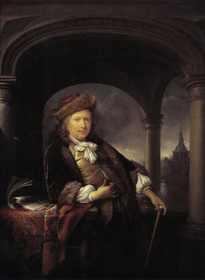 Autoportret w wieku pięćdziesięciu lat autorstwa Gerrit Dou