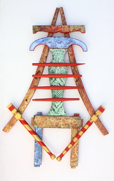 Enlightened Dining Chair 07, 2010 (akryl na drewnie) autorstwa Gerrit Greve