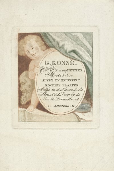 Wizytówka Gerrita Konsé autorstwa Gerrit Konsé