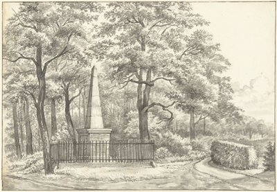 Pomnik Witte van Haemstede, ufundowany w 1817 roku przez Davida Jacoba van Lennepa w Huis te Manpad w Heemstede autorstwa Gerrit Lamberts