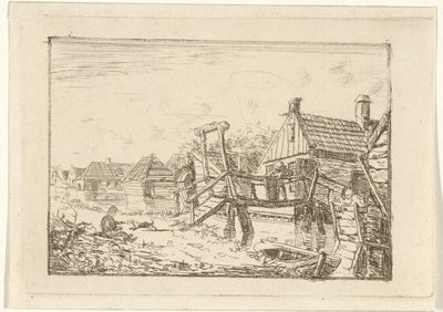 Drewniany most autorstwa Gerrit Lamberts