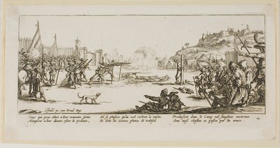 The Firing Squad, płyta dwunasta z The Large Miseries of War autorstwa Gerrit Lucasz van Schagen