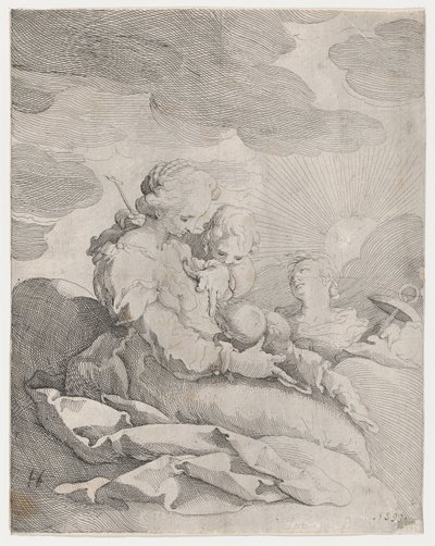 Wiara, Nadzieja i Miłość, ca. 1593. autorstwa Gerrit Pietersz Sweelink