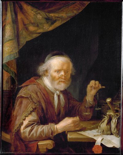 Waga do złota ... autorstwa Gerrit or Gerard Dou