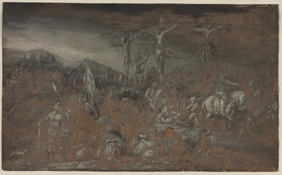 Ukrzyżowanie, ostatnia połowa XVII wieku. autorstwa Gerrit van Battem