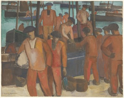 Haven te Douarnenez autorstwa Gerrit van Blaaderen
