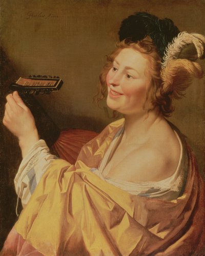 Muzyk, 1624 autorstwa Gerrit van Honthorst