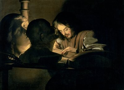 Artysta w pracy autorstwa Gerrit van Honthorst