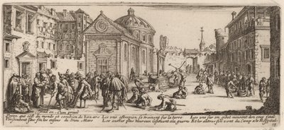 Szpital autorstwa Gerrit van Schagen after Jacques Callot