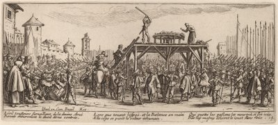 Koło autorstwa Gerrit van Schagen after Jacques Callot