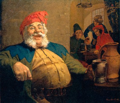 Sir John Falstaff autorstwa Gerritt Vandersyde