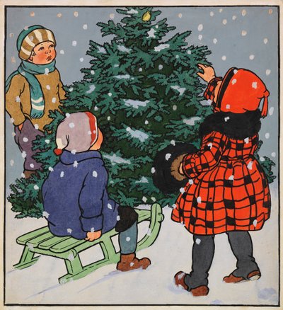 Ilustracja do Mojej kochanej książeczki, 1928. autorstwa Gertrud Caspari