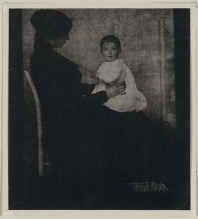 Portret pani Ward z dzieckiem autorstwa Gertrude Käsebier
