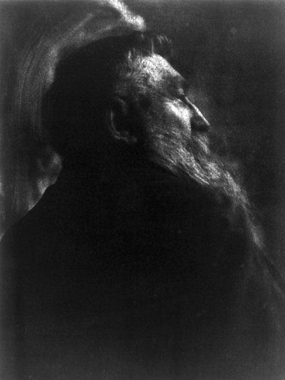 Fotografia portretowa francuskiego rzeźbiarza Auguste Rodina (1840-1917) autorstwa Gertrude Kasebier (1852-1934) autorstwa Gertrude Käsebier