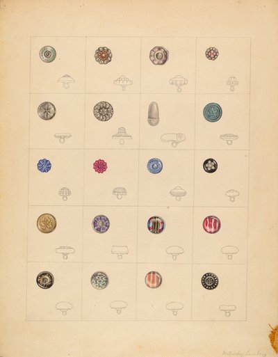 Buttons, c. 1937.    1181233   pl       polish Successfully Translated  Original: Bulls Fighting Translat: Bulls Fighting 1225573 pl polish Successfully Translated Original: Funerary Portrait of James Cardinal Gibbons Translat: Funerary Portrait of James C autorstwa Gertrude Lemberg