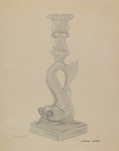 Świecznik, ok. 1936. autorstwa Gertrude Lemberg