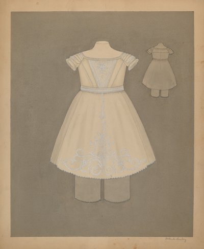 Sukienka dziecięca, ok. 1900 r. 1937. autorstwa Gertrude Lemberg