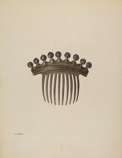 Grzebień, ok. 1939. autorstwa Gertrude Lemberg