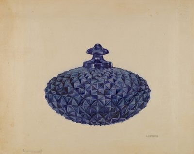 Danie z masłem z pokrywką 1936. autorstwa Gertrude Lemberg