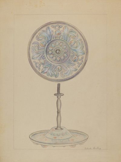 Wsparcie lustra, ok. 1936. autorstwa Gertrude Lemberg