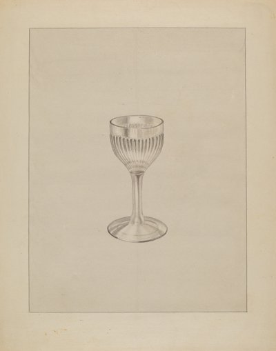 Kieliszek do wina, ok. 1936. autorstwa Gertrude Lemberg