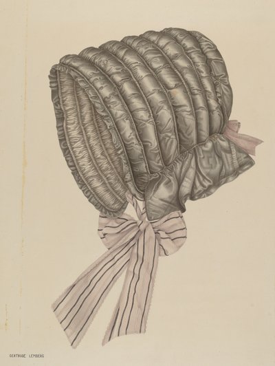 Kaptur kobiecy, ok. 1939. autorstwa Gertrude Lemberg