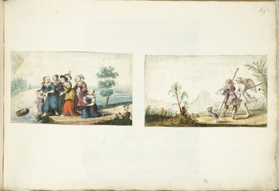 Mojżesz, Tobiasz i Anioł autorstwa Gesina ter Borch (signed by artist)